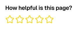 Screenshot of tinyDialog star rating widget asking 'How helpful is this page?' embedded in Notion